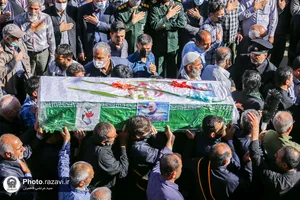 مراسم تشییع پیکر شهدای حادثه تروریستی حرم احمد بن موسی شیراز