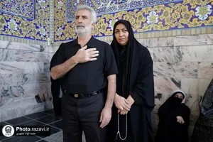 عزاداری روز شهادت حضرت رسول و امام حسن مجتبی علیهم&zwnj;السلام در حرم مطهر رضوی