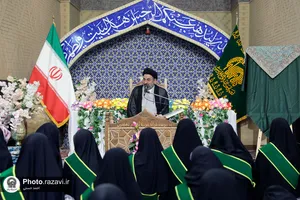 گردهمایی دختران قرآنی در حرم مطهر رضوی