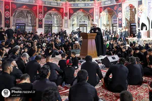 عزاداری هیأت مذهبی استان خوزستان در حسینیه حرم