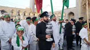 مشهد؛ میعادگاه عاشقان یزد پس از ۲۲ روز پیاده‌روی + تصاویر