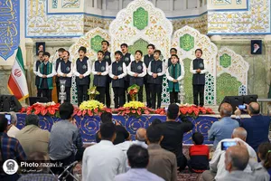 مراسم جشن میلاد حضرت معصومه سلام الله علیها در حرم مطهر رضوی