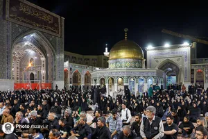 عزاداری هیئت&zwnj;&zwnj;های مذهبی استان مرکزی در حسینیه حرم