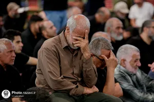 مراسم چهارپایه خوانی در حرم مطهر رضوی
