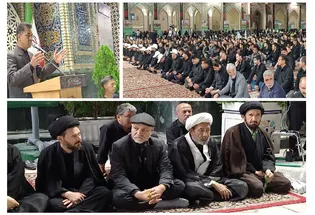 عزاداری سنتی هیئات مذهبی افغانستانی‌های مقیم مشهد در حرم رضوی