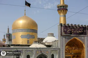 عزاداری روز عاشورای حسینی در حرم مطهر رضوی