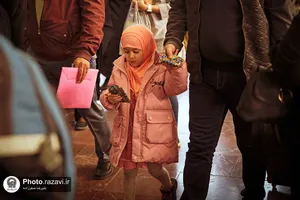 استقبال از زائرین بارگاه منور رضوی در ایستگاه راه&zwnj;آهن