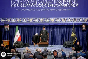 عزاداری روز اربعین حسینی در حرم مطهر رضوی