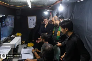 بازدید قائم مقام تولیت آستان قدس رضوی از مواکب خدمت رسان به زائرین پیاده