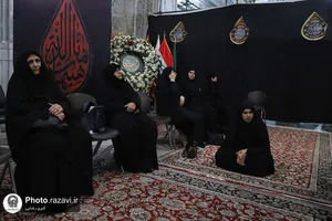 عزاداری بانوان عرب زبان در حرم مطهر رضوی
