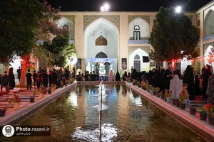 مراسم شام غریبان در حسینیه کودک حرم مطهر رضوی