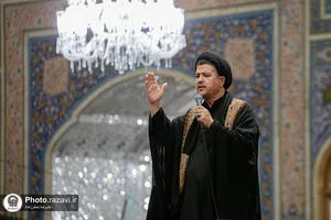 مراسم چهارپایه خوانی در حرم مطهر رضوی