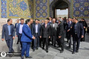 تشرف هیات قضات عراقی به حرم مطهر رضوی