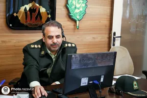 پاسخگویی تلفنی فرمانده یگان حفاظت حرم مطهر رضوی در سامانه ملی 138