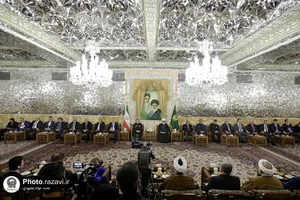 دیدار شرکت کنندگان بیست و هشتمین اجلاسیه سازمان اکو با تولیت آستان قدس رضوی-2