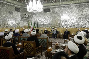 دیدار جمعی از روحانیون با تولیت آستان قدس رضوی