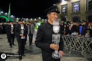 مراسم شام غریبان امام رضا علیه&zwnj;السلام در حرم مطهر رضوی -2