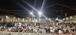 عزاداری زائران عرب‌زبان در سوگ امام حسن عسکری (ع) و چهلم رهبر شهید انقلاب