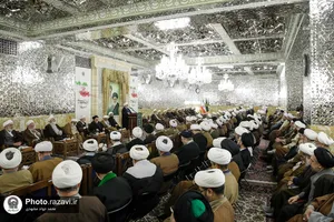 دیدار اساتید پیشکسوت حوزه علمیه مشهد با تولیت آستان قدس رضوی