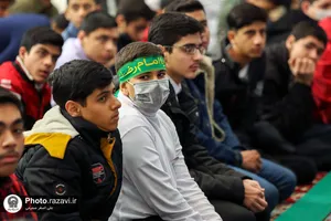 مراسم جشن تکلیف پسران در حرم مطهر رضوی