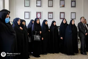 بازدید کارکنان حرم مطهر از شرکت فرش آستان قدس رضوی