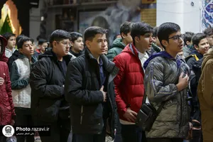 تشرف دانش آموزان استعداد درخشان مشهد به حرم مطهر رضوی