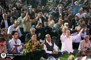 مراسم جشن میلاد امام رضا علیه&zwnj;السلام در حرم مطهر رضوی