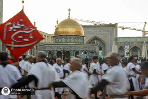 هیئت عزاداران خراسان جنوبی در حسینیه حرم