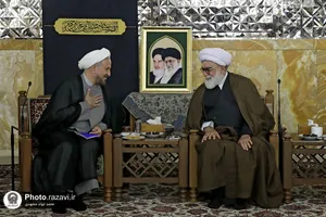 دیدار اعضای ستاد بزرگداشت دهه کرامت با تولیت آستان قدس رضوی