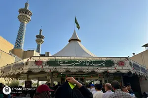 حال و هوای حرم مطهر رضوی در روز عید غدیر