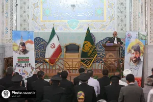یادواره شهدای تخریب و مدافع حرم در حرم مطهر رضوی