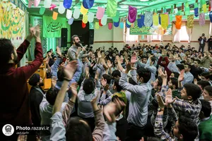 جشن ولادت جوادالائمه در دبیرستان پسرانه امام رضا(علیه&zwnj;السلام)