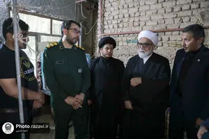 حضور تولیت آستان قدس رضوی در روستای برزش آباد