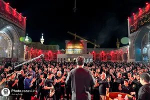 عزاداری هیئت&zwnj;های مذهبی خراسان شمالی در حسینیه حرم