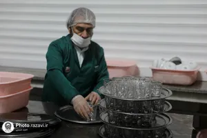 چایخانه حرم مطهر رضوی در ایام ولادت حضرت زهرا سلام الله علیها