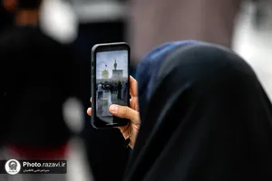 حال و هوای حرم مطهر رضوی در ایام میلاد حضرت معصومه سلام الله علیها