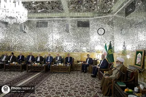 دیدار شهرداران کلان&zwnj;شهرهای کشور با تولیت آستان قدس رضوی