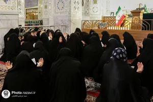 تشرف بانوان مرکز حیات جاودان به حرم مطهر رضوی