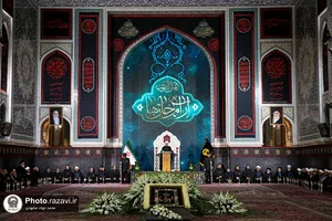 آیین خطبه خوانی شب شهادت امام رضا علیه السلام در حرم مطهر رضوی -2