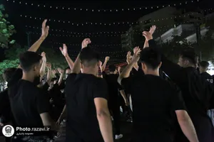 عزاداری هیئت موسی&zwnj;بن&zwnj;جعفر علیه&zwnj;السلام در حرم مطهر رضوی