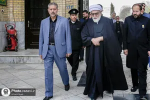 حضور تولیت آستان قدس رضوی در گلزار شهدای خواجه&zwnj;ربیع