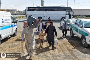 خدمت رسانی به زائران اربعین حسینی در مرز دوغارون