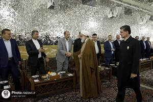 دیدار شهرداران کلان&zwnj;شهرهای کشور با تولیت آستان قدس رضوی