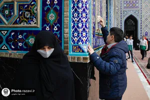 غبارروبی مسجد جامع گوهرشاد