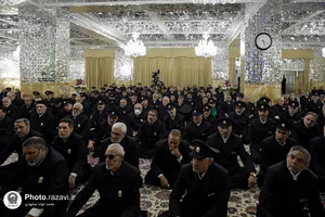 مراسم اعطای احکام خدام حرم مطهر رضوی