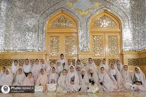 جشن تکلیف دوهزار نفری دختران مشهدی-2