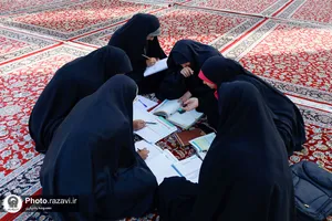 دخترانه در حرم امام مهربانی&zwnj;ها