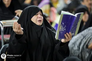 مراسم احیا شب بیست و یکم ماه مبارک رمضان در حرم مطهر رضوی-1