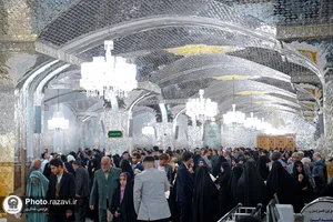 آغاز زندگی مشترک در حرم امام رضا علیه&zwnj;السلام