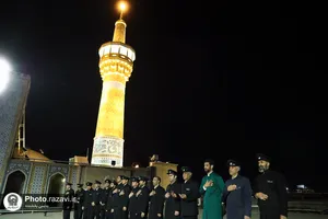 طنین&zwnj; الله اکبر در حرم مطهر رضوی